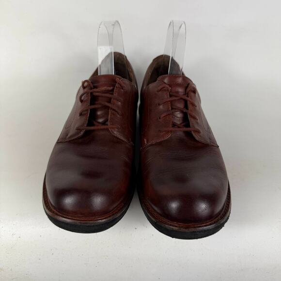 Dansko Josh Oxford Men's 7 Brown Leather Lace-Up Low Top Classic Dress Shoes - Picture 4 of 10